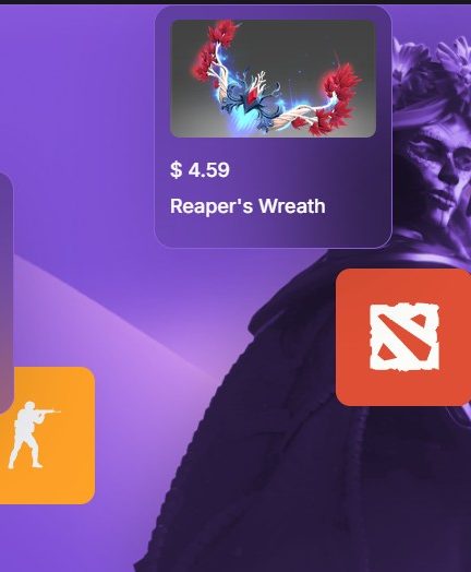 Широкий ассортимент игровых предметов для CS2 и Dota 2